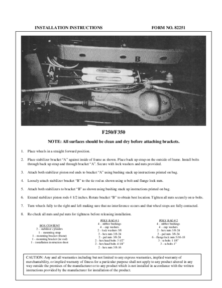 Installation Manual